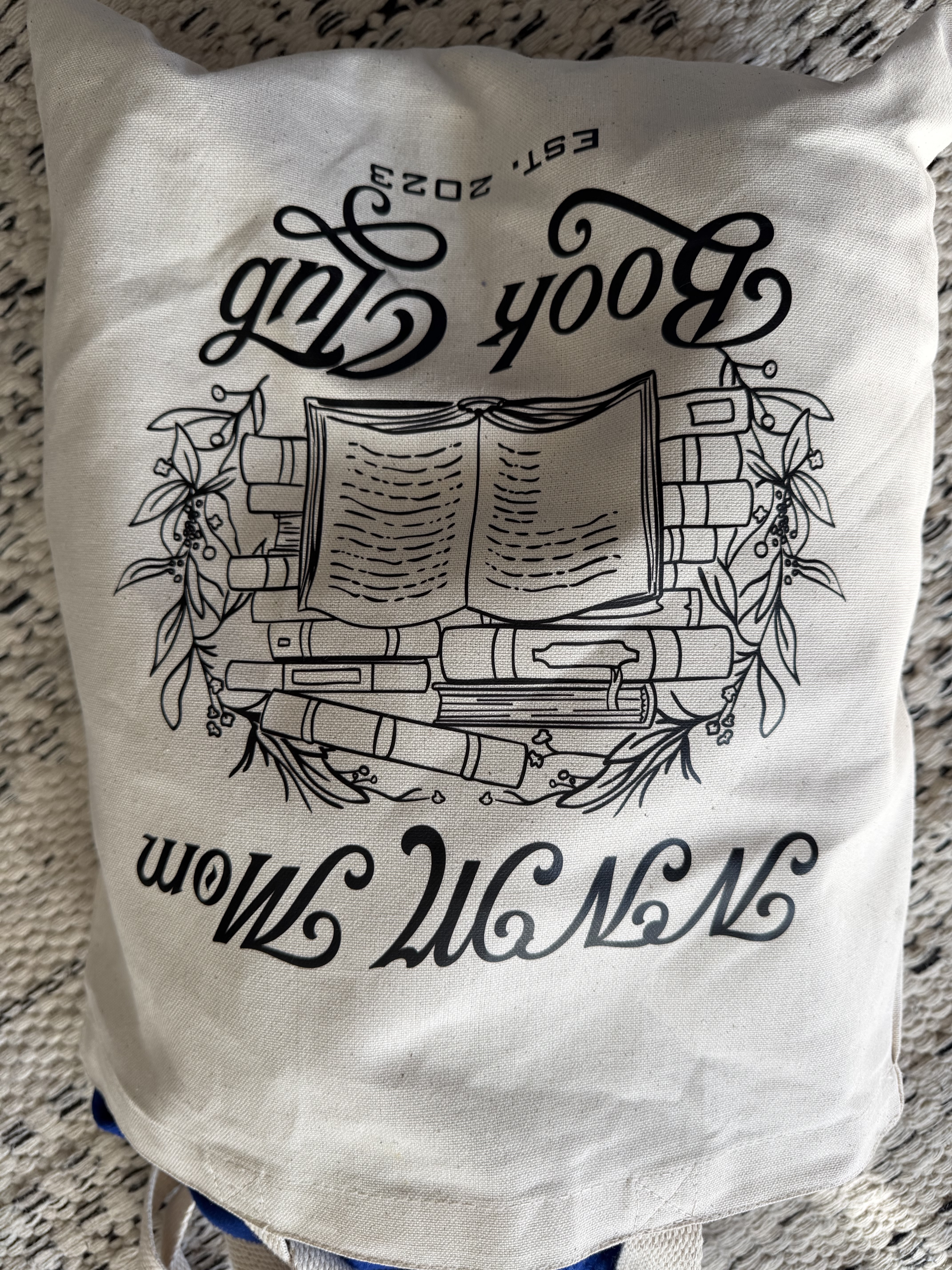 NNM Mom Book Club tote bag